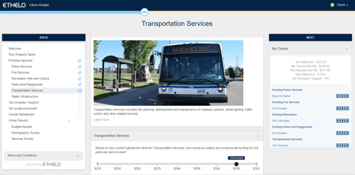 Transportation Screenshot